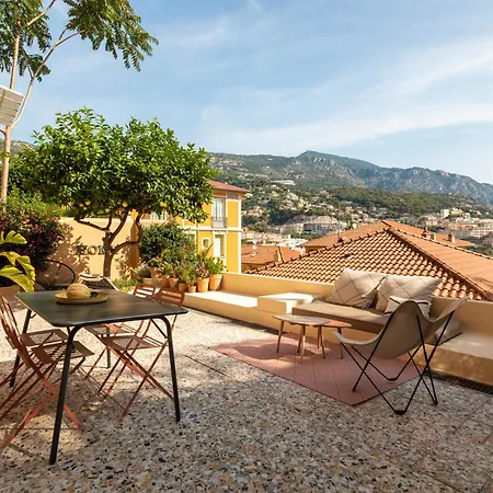 Le Lemon Tree - Terrasse Avec Vue Sur Monaco Appartamento Beausoleil